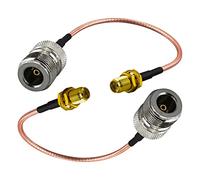 urcianow da N Femmina a SMA Femmina 15 cm RG316 Cavo Coassiale N a SMA Femmina 50 Ohm Cavo Adattatore a bassa perdita da per Router Antenna Amplificatore di segnale Adattatore radio GPS wireless