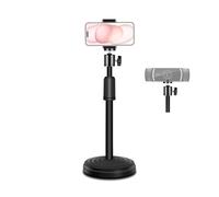 Urciwos Supporto per webcam, supporto per webcam da 12,6 pollici per scrivania, supporto regolabile per webcam Logitech C922 C930e C920S C920 C615 C960 C920x BRIO 4K NexiGo N60, telefoni, fotocamere