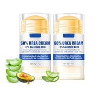 Urea Cream 60 percent for Feet with 2% salicylic Acid, Maximum Strength & Intensive Repair Care for Dry Cracked Heels, Relief for Dry Foot Smoothing Skin Women and Men (2 pezzi, Urea Cream)