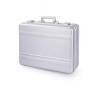 urecimy Grande Alluminio Attrezzatura Della Macchina Fotografica Caso A Breve Termine Viaggio Valigia Hardside Borsa Portatile con Schiuma, argento, 55X40X20cm