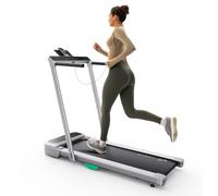 UREVO 13.4 km/h Tapis Roulant Professionale per Casa, Tapirulan AI Intelligente Pieghevole, Doppio Sistema di Ammortizzazione, 3.0 HP Motore Silenzioso Senza Spazzole, Ampia Superficie di Corsa