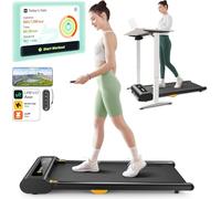 UREVO Tapis Roulant Elettrico Intelligente, Tapis Roulant Salvaspazio con Telecomando e App, Schermo LED, Ampia Superficie di Corsa, Motore Silenzioso, Ideale per Casa e Ufficio