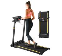 UREVO URTM006 Tapis Roulant Mini Pieghevole, Velocità Max 1-10 km/h, Area di Camminata 105*40 cm, Carico Max 100 kg, 12 Programmi HIIT Integrati - Nouvo