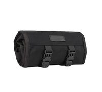URFEDA Borsa da sella universale per moto, borsa per attrezzi, cinghia di fissaggio, impermeabile, borsa per attrezzi, borsa per attrezzi, borsa per moto, bicicletta, colore nero, Nero , Taglia unica