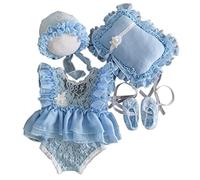 URFEDA Neonato Fotografia Costume Puntelli Bambino Ragazza Pagliaccetto Pizzo Principessa Vestito Gonna Tutu Servizio Fotografico Abiti Da Principessa Infanzia Costume Vestiti Bambino Accessori