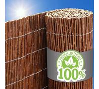 urfence Your Oase: 90 x 500 cm, recinzione da giardino, in vimini, resistente alle intemperie, protezione da sguardi indiscreti, protezione dal sole, per giardino, terrazza, in vimini