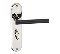 Urfic 14 - 5490 - 5225 - 04E WC Poitiers porta del bagno a leva, in nichel lucido/nero