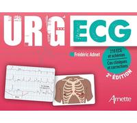 URG' ECG: 190 ECG et schémas - Cas cliniques et corrections