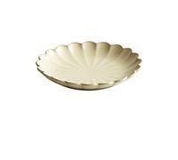 URGDWEKJY Vassoio da portata, vassoio da portata in ceramica grezza, stile retrò, per colazione, farina d'avena, cereali, tazza con coperchio, piatto da portata (B)