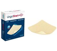 Urgo Medical MEDICAZIONE IDRO-DETERGENTE FIBRE POLIASSORBENTI GELIFICANTI URGOSTART PLUS PAD 10X10 CM 10 PEZZI
