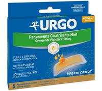 Urgo - Medicazioni al miele - Cicatrizzanti e Waterproof- x5 medicazioni sterili