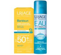 Uriage Bariésun Duo - Kit solare viso SPF50+ per la protezione e l'idratazione, 2 pezzi da 50 ml