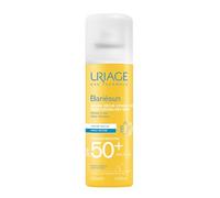 Uriage Bariésun Spray asciutto Idratante SPF50+ con Vitamina E - Protezione molto alta UVA/UVB e Luce Blu - Spray completo facile da applicare - molto resistente all'acqua - Finish trasparente