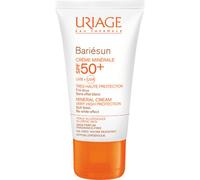 Uriage Bariesun Protezione solare minerale SPF50+ - Viso e corpo - Protezione molto alta UVA/UVB e luce blu - Resistente all'acqua - Non unge - Non profumato - Adatto a pelle sensibile - 100ml