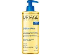Uriage Derm-Phy Olio Lavante Dermatologico Bagno e Doccia 500 ml Pelle Sensibile Viso e Corpo