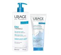 URIAGE Latte Vellutato Corpo + Creme Lavante idratante - Risparmia il