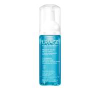 Uriage Detergente e struccante per il viso con Stella alpina bio - Mousse morbida e molto soffice, detergente a risciacquo - Rimuove perfettamente il trucco e lascia la pelle morbida