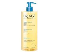 Uriage Olio Doccia 500ml - Detergente Viso e Corpo - Pelle Secca e Sensibile - Deterge, Nutre e Previene la Secchezza - 25% Glicerina e Agenti Extra-Ricchi - pH Fisiologico - Senza Sapone
