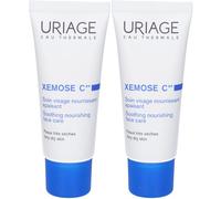 URIAGE XEMOSE C8+ Crema viso nutriente lenitiva 40ml 2x40 ml Crema