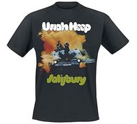 Uriah Heep Salisbury Uomo T-Shirt Nero XXL 100% Cotone Regular