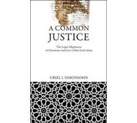 Uriel I. Simonsohn A Common Justice (Copertina rigida)