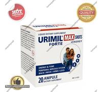 Urimil Forte Max Shots 20x10ml - Uridina, Ginseng e Vitamine del gruppo B -...