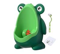 Urinal, Portable Frog Design Trainer, Interactive Detachable Toilet Boys, Fun Potty Solution, Lightweight and Easy to Clean, Ideal for Bathroom, Indoor, Camping Use