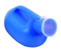 Urinale Coperchio 2000ml in Plastica per Uomini Blu | Uso Domestico e Pronto Intervento, Facile da Pulire, Formato Portatile per Raccolta Urine