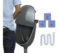 Urinale Maschile | Antischizzo Facile Installazione Anti-Intasamento | Orinatoio WC Portatile per Uomo | Per marito ragazzi adulti camper garage dormitorio giardino cortile campeggio