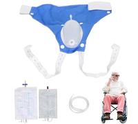 Urinale per uomini - Sistema di raccolta degli orinatoi anziani maschili, catetere esterno urbano silicone indossabile, dispositivo di drenaggio portatile a prova di versamento notturno per la pelle