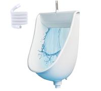 Urinale senza acqua, orinatoi per uomini Monte a parete 9.5x12.6x18.5in a prova di fuoriuscita PP Maschio orinato