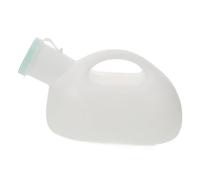Urinale Uomo Portatile 2000ml in Plastica Bianco per Viaggio | Pappagallo per Urina, Uso Ospedaliero per Pazienti Allettati, Capienza Grande, Pratico e Leggero