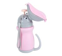 Urinatoio Portatile per Bambini 1 Pezzo, Rosa Abs Pp | Leggero e Riutilizzabile, Tenuta Affidabile, Facile da Pulire, per Auto e Viaggio