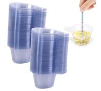 Urine Tazza,Test Delle Urine,Tazze di Urina in Plastica,Tazze di Urina Monouso,Contenitori Campione di Urina,per Test di Gravidanza,Test di Ovulazion,Bicchieri per miscelazione epossidica,100 Pezzi