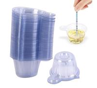 Urine Tazza,Test Delle Urine,Tazze di Urina in Plastica,Tazze di Urina Monouso,Contenitori Campione di Urina,per Test di Gravidanza,Test di Ovulazion,Bicchieri per miscelazione epossidica,50 Pezzi