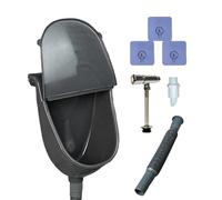 Urini Con Coperchi, Copertura Protettiva, 28.5x18x38,5 Cm, Orinatoio Montato A Parete, Toilette Per Esterni, Uso Multi-sito, Per Tettoia, Garage, Cortile, Campeggio, Dormitorio, Palestra