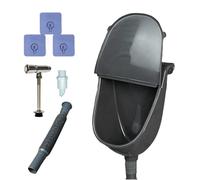 Urini per uomini - orinatoi con tubo | Parete orinale senza acqua montata | Toilette da parete con copertura | Accessorio di urina per Shed Garage Backyard Camping Dorm Gym Public Park Constructionte