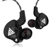 URIZONS AK6 Auricolari in-ear con audio HD, isolamento acustico e cavo resistente agli strappi, cuffie cablate sportive per lettori MP3/MP4, tablet e dispositivi audio da 3,5 mm (Black)