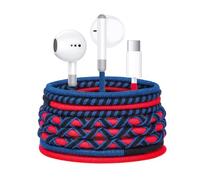 URIZONS Auricolari In-Ear USB C con Microfono e Controllo del Volume, Cavo Intrecciato Colorato, Antigroviglio e Resistente allo Sporco, Compatibili con iphone 15/16 e Altri Smartphone con Porta C