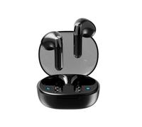 URIZONS TWS Auricolari In-Ear Senza fili Auricolares - con microfono Bluetooth 5.3 Cuffie wireless per viaggi sportivi con cavo di ricarica USB C e display di alimentazione-Nero