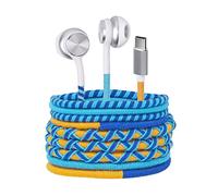 URIZONS USB C Tipo Type C Cuffie Auricolari - in-Ear microfono Stereo Controllo Volume Bassi Per Samsung Filo intrauricolari Cuffiette Cavo controllo Audio Sport Resistente
