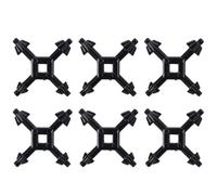 Urjumpea Multifunzionale 6PCS a forma di croce quattro in uno nero mano trapano elettrico chiave durevole in lega di zinco mandrino chiave trapano