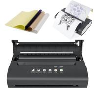 URJWAN Fotocopiatrice Termica Per Trasferimento Di Tatuaggi, Stampante Per Stencil Per Tatuaggi, Mini Stampante Plug-In, Stampante Portatile Per Stencil Per Tatuaggi, Due Profondità Regolabili,220V