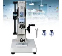 URJWAN Macchina di Prova alla Trazione Digitale, Dinamometro Digitale, Supporto Manuale, Corsa 300Mm, con 5 Sonde, Funzione di Uscita, Azionato A Manovella, Display Chiaro Scaleversion-100N