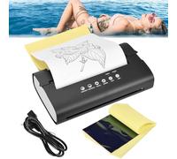 URJWAN Stampante Portatile Per Stencil Per Tatuaggi, Stampante Per Tatuaggi, Macchina Per Stencil Per Tatuaggi, Mini Stampante Plug-In, Dissipazione Rapida Del Calore, Basso Rumore,220V