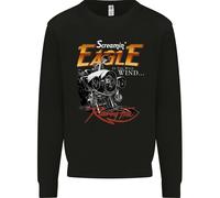 Urlante Aquila Biker Motocicletta Bambini Felpa Maglione