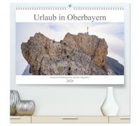 Urlaub in Oberbayern - Garmisch-Partenkirchen und die Zugspitze (hochwertiger Premium Wandkalender 2026 DIN A2 quer), Kunstdruck in Hochglanz: ... von der Zugspitze und Garmisch-Partenkirchen