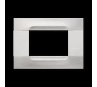 URMET 10903.B.91 PLACCA METAL IN ACCIAIO 3 MODULI