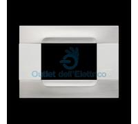 Urmet 10903 b 91 placca metal in acciaio 3 moduli