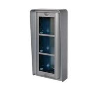 URMET 1145/313 CUSTODIA ESTERNA CON VISIERA PARAPIOGGIA 3 MODULI TASTIERA SINTHE